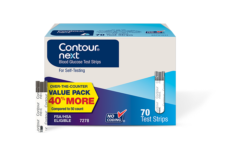 Bayer Contour Next Blood Glucose Test Strip (70 count)