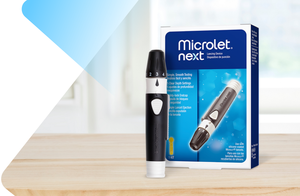 The MICROLET NEXT lancing device